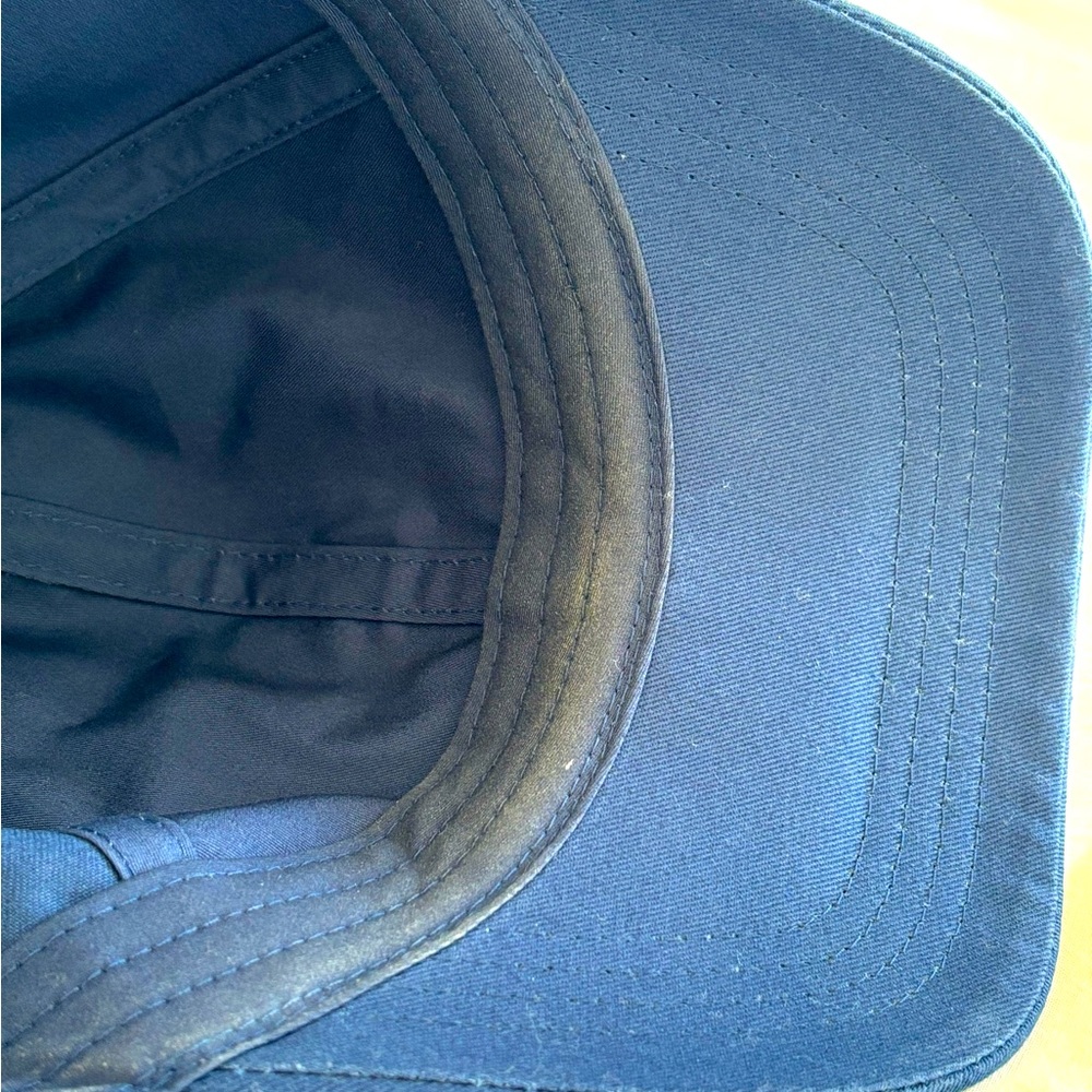 MCM Navy Embroidered Cap - Picture 4 of 4